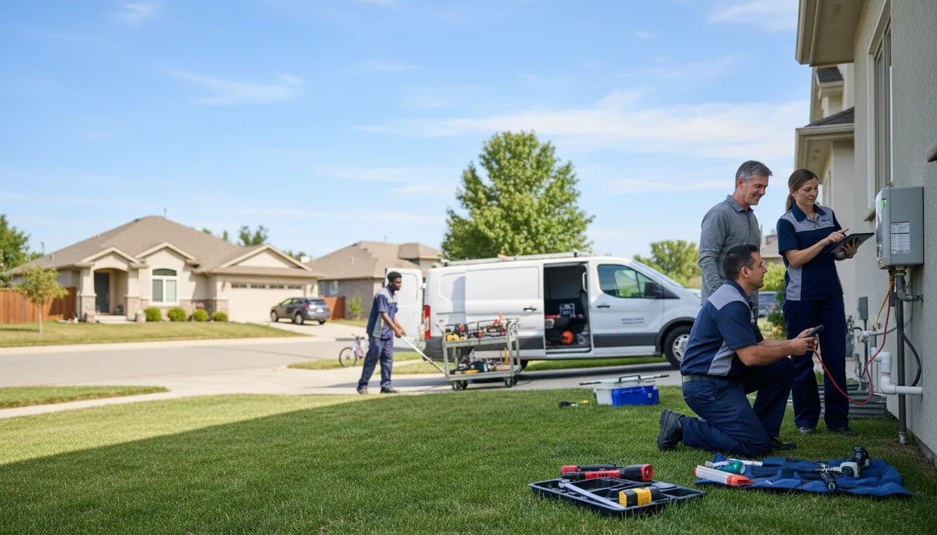 Tankless water heater service in Chesterville, OH